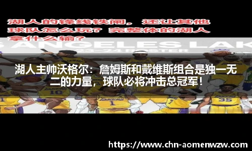 湖人主帅沃格尔：詹姆斯和戴维斯组合是独一无二的力量，球队必将冲击总冠军！